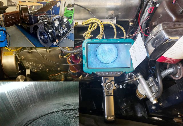 Endoskopieren von Verbrennungsräumen-Motorensachverständiger-Motorengutachter-Motorschaden