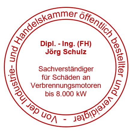 Stempel-Motorensachverständiger-Motorengutachter